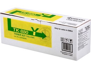 kyocera tk880y - toner jaune fs-c8500