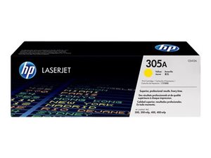 hp ce412a - toner jaune laserjet pro m375, m451, m475 - 305a (2600pages)