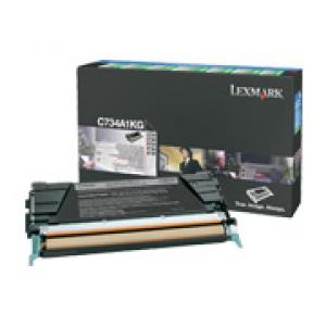 lexmark c734a1kg - toner noir c734 c736 x734 x736 x738 (8.000p) return program