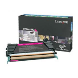 lexmark c734a1mg - toner magent c734 c736 x734 x736 x738 (6.000p) return program