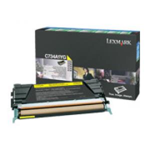 lexmark c734a1yg - toner jaune c734 c736 x734 x736 x738 (6.000p) return program