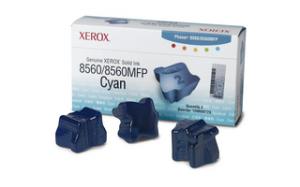 xerox 108r723 - cartouche d'encre cyan phaser 8560 - boite de 3