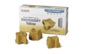 xerox 108r725 - cartouche d'encre jaune phaser 8560 - boite de 3