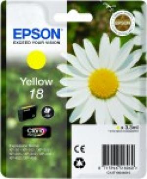 epson t1804 - cartouche encre jaune n° 18 - paquerette