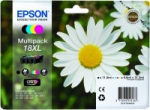 epson t1816 - cartouche encre n° 18xl - paquerette - pack de 4 couleurs ncmj