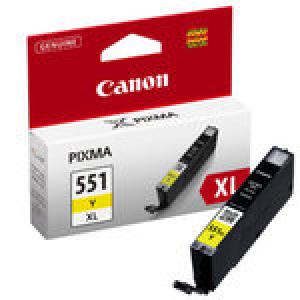 canon 6446b001 - cartouche d'encre jaune cli-551y xl