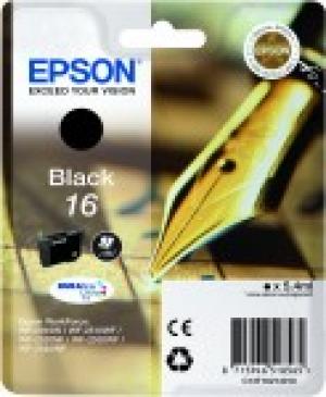 epson t1621 - cartouche encre noire stylo à plume n° 16 - 5.4ml