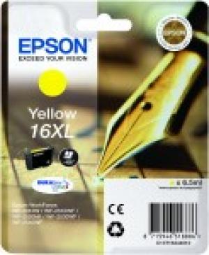 epson t1634 - cartouche encre jaune stylo à plume n° 16xl longue durée 6.5ml