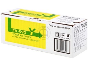 kyocera tk590y - toner jaune fs-c2026 2126 2526 2626 5250 (5000pages)