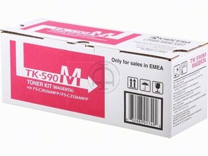 kyocera tk590m - toner magenta fs-c2026 2126 2526 2626 5250 (5000pages)