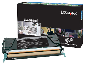 lexmark c746h1kg - toner noir c746 c748 (lrp) haute capacité 12.000pages