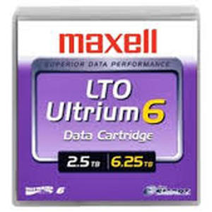 maxell 22955800 - cartouche de sauvegarde lto-6 ultrium 2.5tb/6.25to   