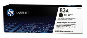 hp cf283a - toner noir laserjet pro mfp m125 m127 m201 m225 (83a)