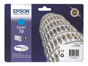 epson t7912 - cartouche d'encre cyan 800 pages - wf-4630/4640/5110/5190/5620/