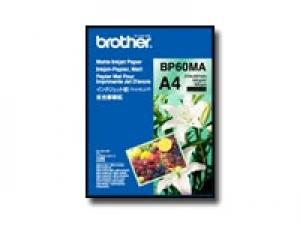 brother bp60ma - papier mat a4 (210x297mm) 145g /m2 25 feuilles