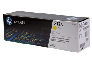 hp cf382a - toner jaune laserjet pro 400 mfp 476 - 312a (2700pages)