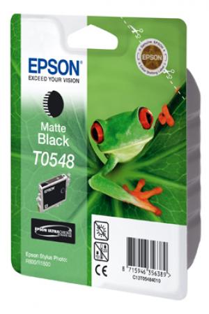 epson t0548 - cartouche encre noire mat - r800/r1800