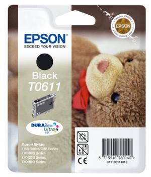 epson t0611 - cartouche encre noire - d68/d88/dx3850/dx4200/dx4250/dx4850