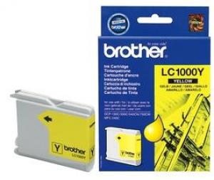 brother lc1000 y - cartouche jaune dcp-130c /330c /540cn /750cw, mfc-240c /440c