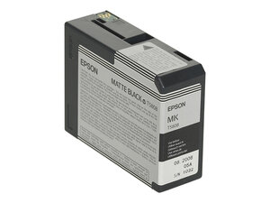 epson t5808 - cartouche encre noir mat - stylus pro 3800