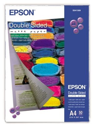 epson s041569 - papier couché double face a4 178g/m2 - 50 feuilles