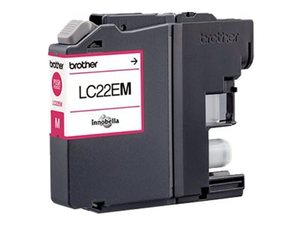 brother lc22em - cartouche d'encre magenta (1200p) mfcj5720dw