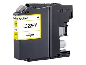 brother lc22ey - cartouche d'encre jaune (1200 p) mfcj5720dw