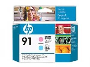 hp c9462a - tête d'impression magenta-clair et cyan-clair n° 91 