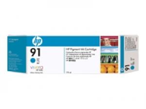 hp c9467a - cartouche d'encre cyan n° 91 - 775ml