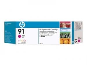 hp c9468a - cartouche d'encre magenta n° 91 - 775ml