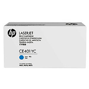 hp ce401y - toner cyan laserjet color m551 m570 m575 - très longue durée 7800p