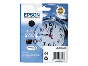 epson t2791 -  cartouche d'encre noire wf-3620/3640/7110/7610/7620 (27xxl)reveil