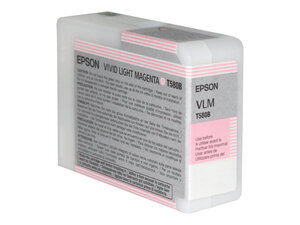 epson t580b - cartouche encre magenta-clair - stylus pro 3880