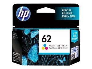 hp c2p06a - cartouche d'encre couleur n° 62 