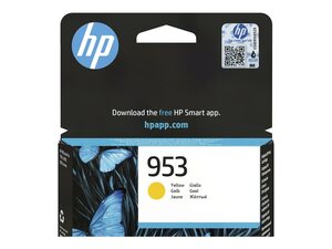 hp f6u14 - cartouche d'encre jaune n° 953 - officejet pro 8710 8720 8730 8740