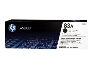 hp cf283ad - toner noir laserjet m125 m127 m201 m225 (83a) - kit de 2
