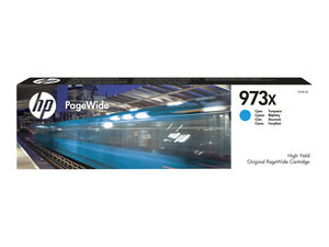 hp f6t81a - cartouche d'encre cyan n° 973x - pagewide 452 477 p55250 p57750