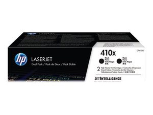 hp cf410xd - toner noir laserjet pro m452mfp m477 - longue durée 6500p - (x2)