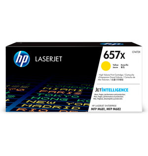 hp cf472x - toner jaune laserjet m681 m682 - 657x (23000p)