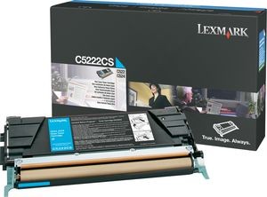 lexmark c5222cs - toner cyan c522 / c524 / c53x 