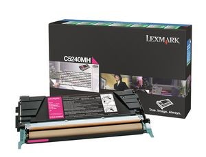 lexmark c5240mh - toner magenta c524, c532, c534 - (lrp) - longue durée 