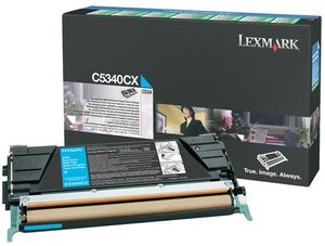 lexmark c5340cx - toner cyan c534 - (lrp) 