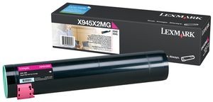 lexmark x945x2mg - toner magenta x940 / x945 - longue durée 