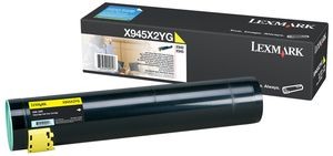 lexmark x945x2yg - toner jaune x940 / x945 - longue durée 