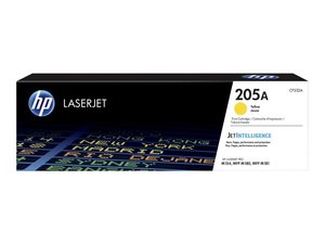 hp cf532a - toner jaune laserjet pro m180 m181 (205a) - 900 pages