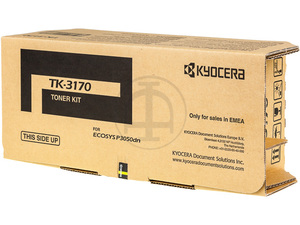 kyocera tk3170 - toner ecosys p3050, p3055, p3060 - 15500pages