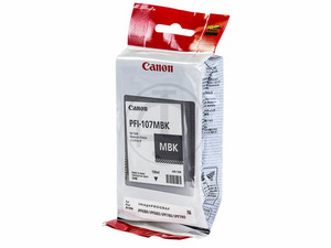 canon 6704b001 - cartouche d'encre noir-mat pfi-107 mbk 130ml 