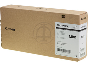 canon 9820b001 - cartouche d'encre noir-mat pfi 707mbk toner bk mat.- 700ml