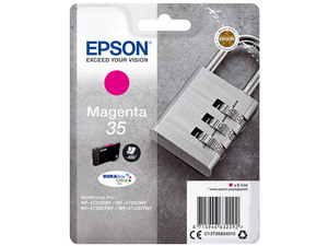 epson c13t358340 - cartouche d'encre magenta cadenas - wf-4720 4725 4730 4740