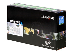 lexmark c748h1cg - toner cyan c748 - lrp - 10.000 pages